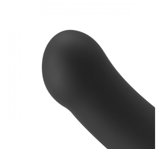 Насадка для страпона нереалистичная черная NP-11-BLK No-Parts Parker, 19.5 см