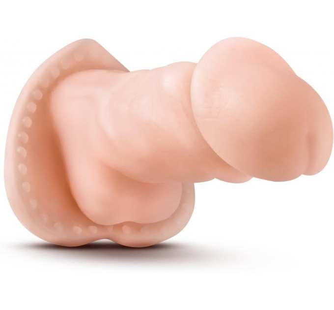 Насадка на пенис реалистичная с мошонкой Blush Performance Proform Sleeve бежевая