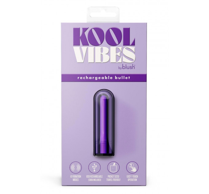 Перезаряджувана куля Blush Kool Vibes Mini фіолетова