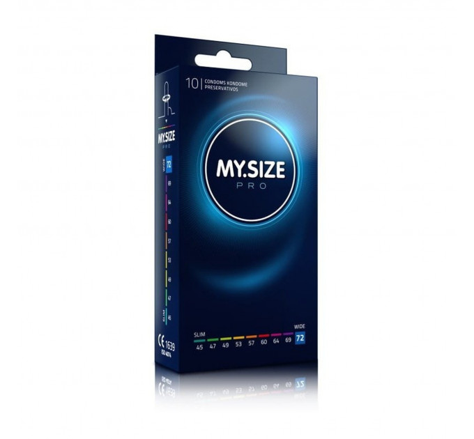 Презервативы ультратонкие латексные My.Size Extra Large 72 мм (цена за упаковку, 10 шт.)