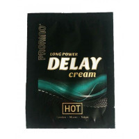 Продлевающий крем HOT Prorino long power Delay cream (пробник), 3 мл Продлевающий крем HOT Prorino long power Delay cream (пробник), 3 мл