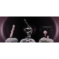 Секс-машина Upko UEROS Nexus Power Gray с фрикциями, вибрацией и вращательной стимуляцией, серая