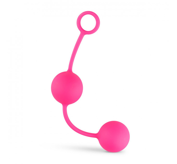 Вагинальные шарики со смещенным центром тяжести Love Balls With Counterweight - Pink