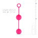 Вагинальные шарики со смещенным центром тяжести Love Balls With Counterweight - Pink