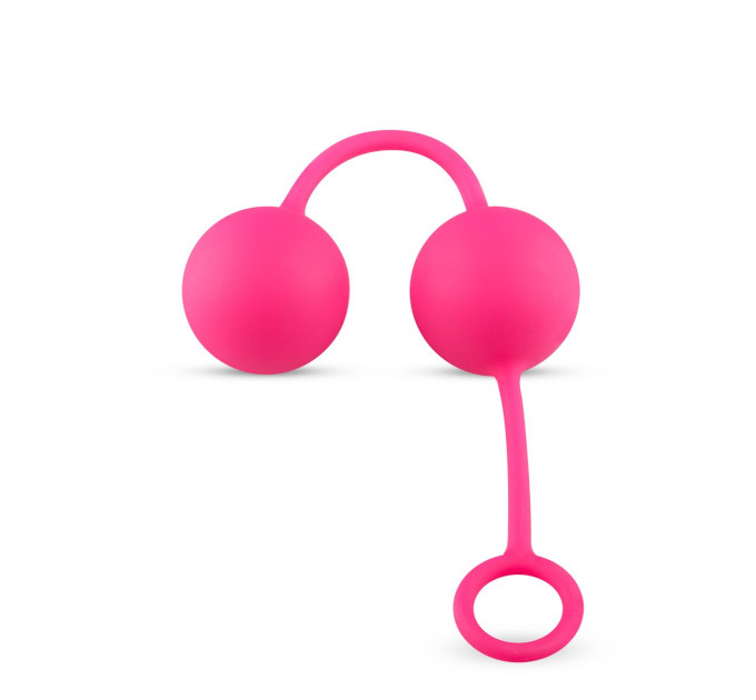 Вагинальные шарики со смещенным центром тяжести Love Balls With Counterweight - Pink