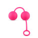 Вагинальные шарики со смещенным центром тяжести Love Balls With Counterweight - Pink