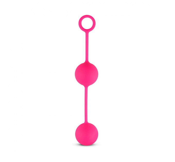 Вагинальные шарики со смещенным центром тяжести Love Balls With Counterweight - Pink