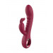 Вибратор кролик рельефный Dream Toys Glam Rabbit Vibe, красный