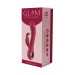 Вибратор кролик рельефный Dream Toys Glam Rabbit Vibe, красный