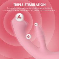 Кролик вібратор CHISA Aphrovibe The Unicorn для стимуляції точки G, рожевий