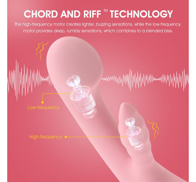 Вибратор кролик CHISA Aphrovibe The Unicorn для стимуляции точки G, розовый