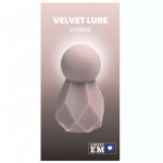 Вибратор-кристалл Sweet Em для клитора, 10 режимов, нежно-фиолетовый