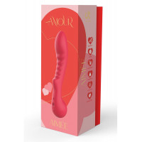 Вібратор рельєфний для точки G Dream Toys Amour Aimee, червоний
