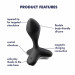 Виброанальный плаг Satisfyer Game Changer черный