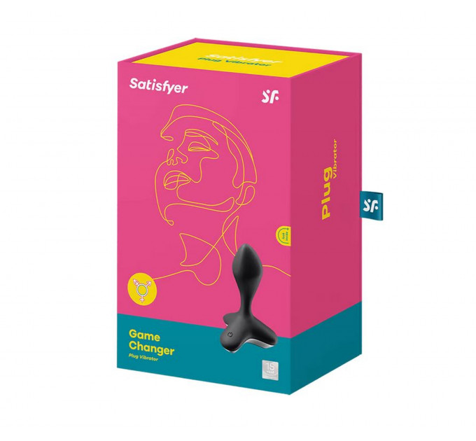 Виброанальный плаг Satisfyer Game Changer черный