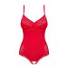 Боди Obsessive Jolierose teddy red L/XL