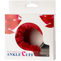 Поножи DS Fetish Metal Ankle Cuffs, красный