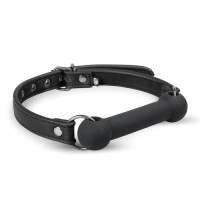 Кляп-вуздечка Easytoys, силіконовий, чорний, 1.7 см