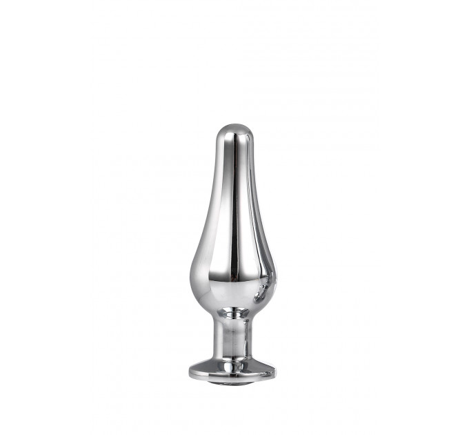 DT21823 анальна пробка конічної форми Dream Toys GLEAMING LOVE SILVER PLEASURE PLUG S