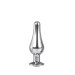 DT21823 анальна пробка конічної форми Dream Toys GLEAMING LOVE SILVER PLEASURE PLUG S