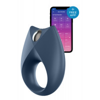 Эрекционное виброкольцо Satisfyer Royal One синее