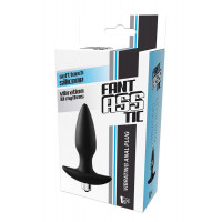 Анальна пробка Dreamtoys FantASSstic з віброкулею, чорна
