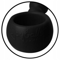 Анальний ланцюжок Joy Division Joyballs anal wave, силіконовий, чорний, 17.5 см
