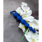 Анальная цепочка Loveshop Blue 18, 8х3, 2 см