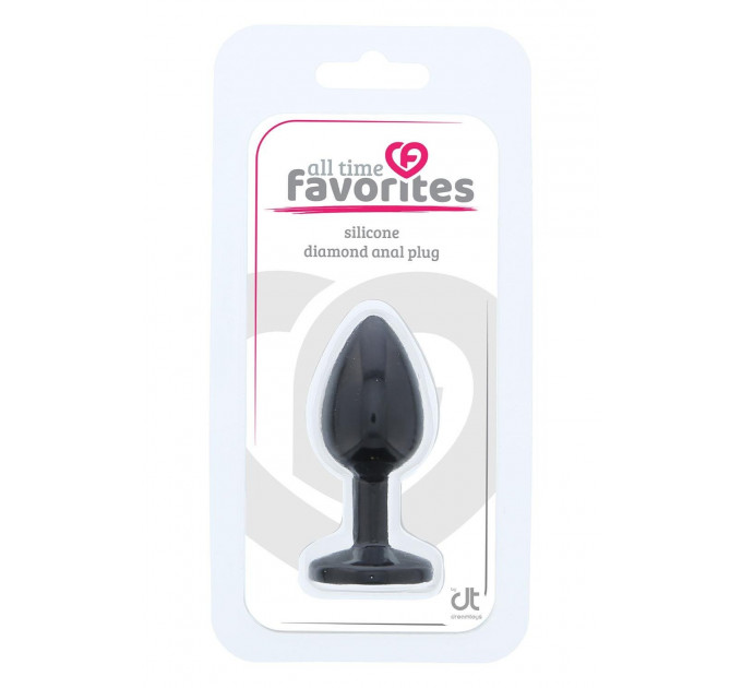 Анальная пробка ALL TIME FAVORITES SILICONE DIAMOND PLUG Анальная пробка ALL TIME FAVORITES SILICONE DIAMOND PLUG