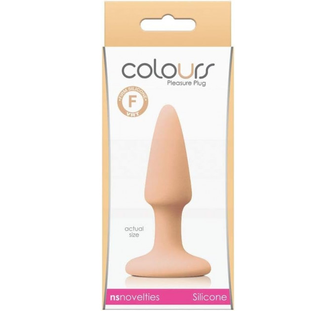 Анальна пробка COLOURS PLEASURES MINI PLUG FLESH