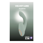 Бесконтактный вибратор с двойной стимуляцией и подогревом Sweet Em, серый