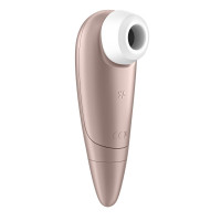 Безконтактний вібромасажер SATISFYER Number One, рожевий перламутр