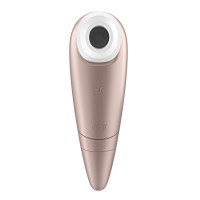 Безконтактний вібромасажер SATISFYER Number One, рожевий перламутр
