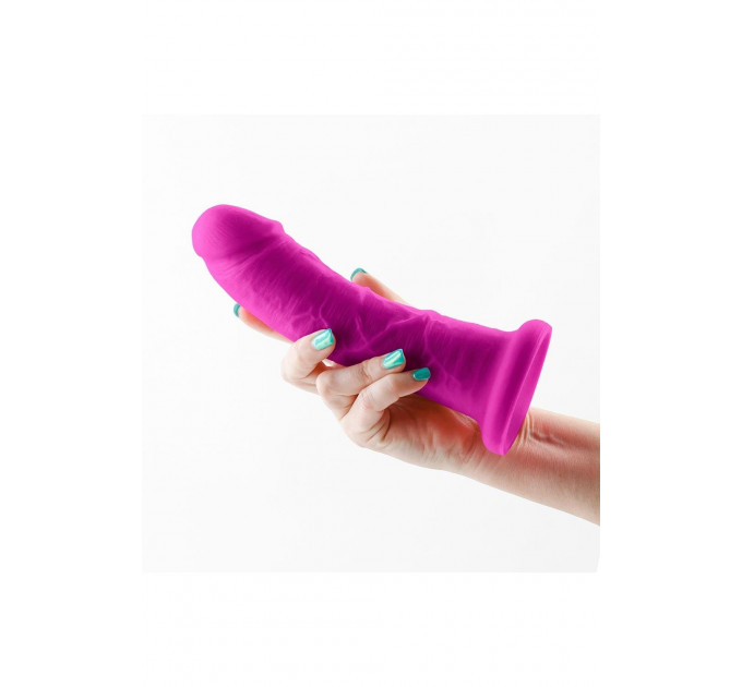 Фаллоимитатор с присоской двойной плотности NS Novelties Colours Girth Dual Density, фиолетовый