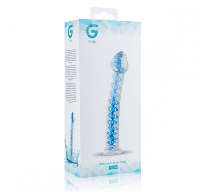 Фалоіммітатор скло Glass Dildo No.04