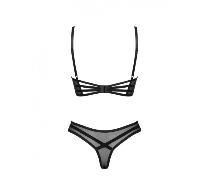 Комплект Obsessive Roxelia, черный, XS/S