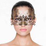 Маска металлическая EasyToys Metal Mask Gold золотая