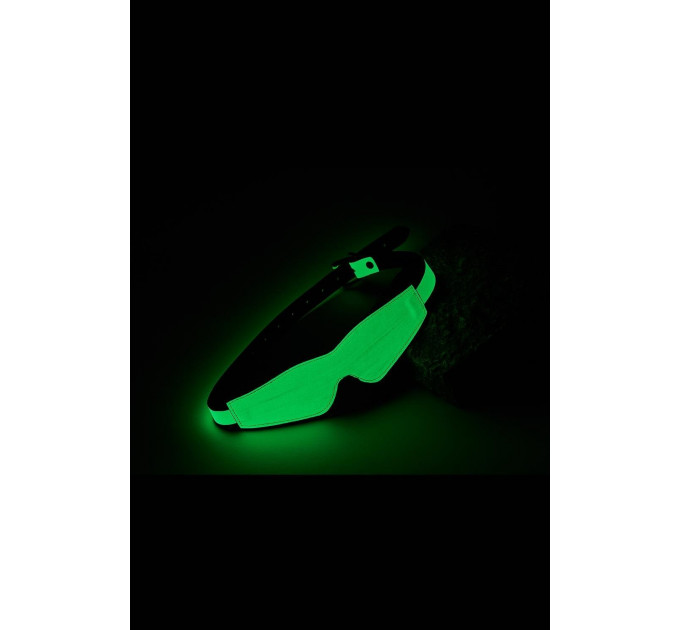 Маска люминесцентная с закрытыми глазами Dreamtoys Radiant Glow In The Dark с золотистой фурнитурой