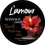 Массажная свеча L'amour Musked Hibiscus & Milk с цветочно-фруктовым ароматом, 30 мл