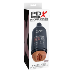 Мастурбатор у колбі Pipedream PDX Plus Shower Therapy чорний, 28.5 см
