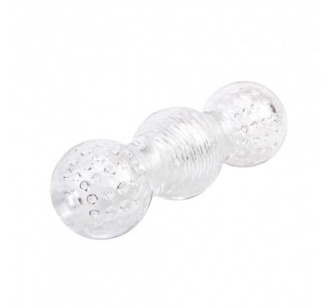 Мастурбатор нереалистичный Chisa Prof.Jason C волнообразной формы, прозрачный