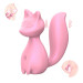 Мини-вибратор клиторальный Every Night Toys Doris в форме лисы светло-розовый, 10 режимов вибрации