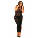 Платье TAKE THE HEAT LACE GOWN BLACK PLUS SIZE