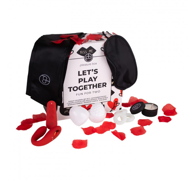 Подарочный набор для пары Dreamtoys Let'S Play Together, 9 предметов, красный