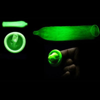 Презервативы светящиеся в темноте EXS Glowing веганские (цена за 5 шт.)