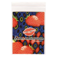 Салфетка латексная для орального секса Strawberry Latex Dental Dams со вкусом клубники, 1 шт. Салфетка латексная для орального секса Strawberry Latex Dental Dams со вкусом клубники, 1 шт.