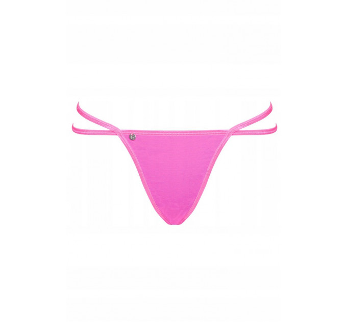 Сексуальные стринги с цепочкой Obsessive Chainty thong pink L/XL