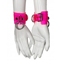 Силиконовые манжеты DS Fetish Silicone hand cuff Черные