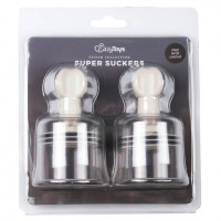 Вакуумні затискачі для сосків EasyToys 2шт Large nipple suckers