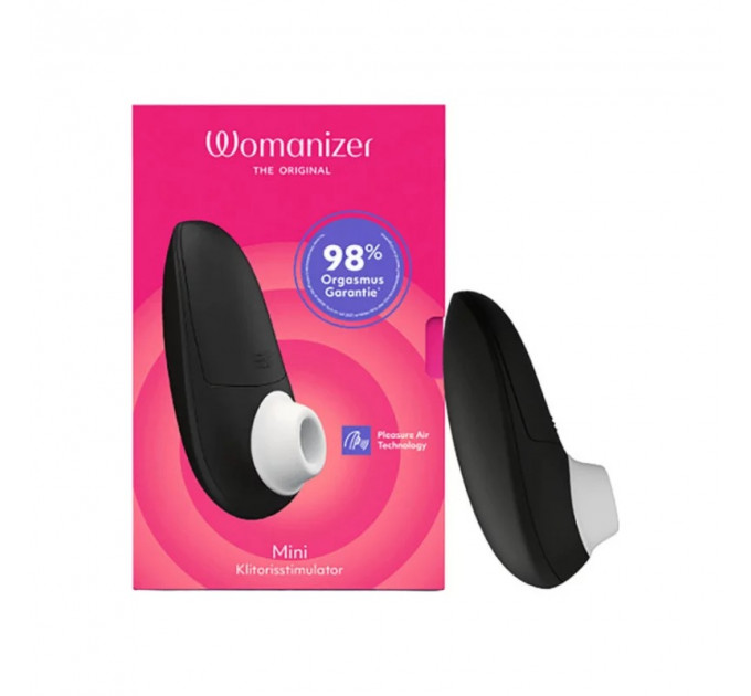 Вакуумный мини-стимулятор клитора Womanizer Mini 2, черный